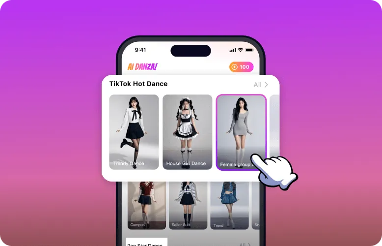 Step 1: Choose a TikTok Dance Template