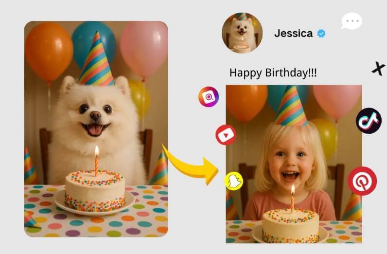 AI pet to human girl transformation