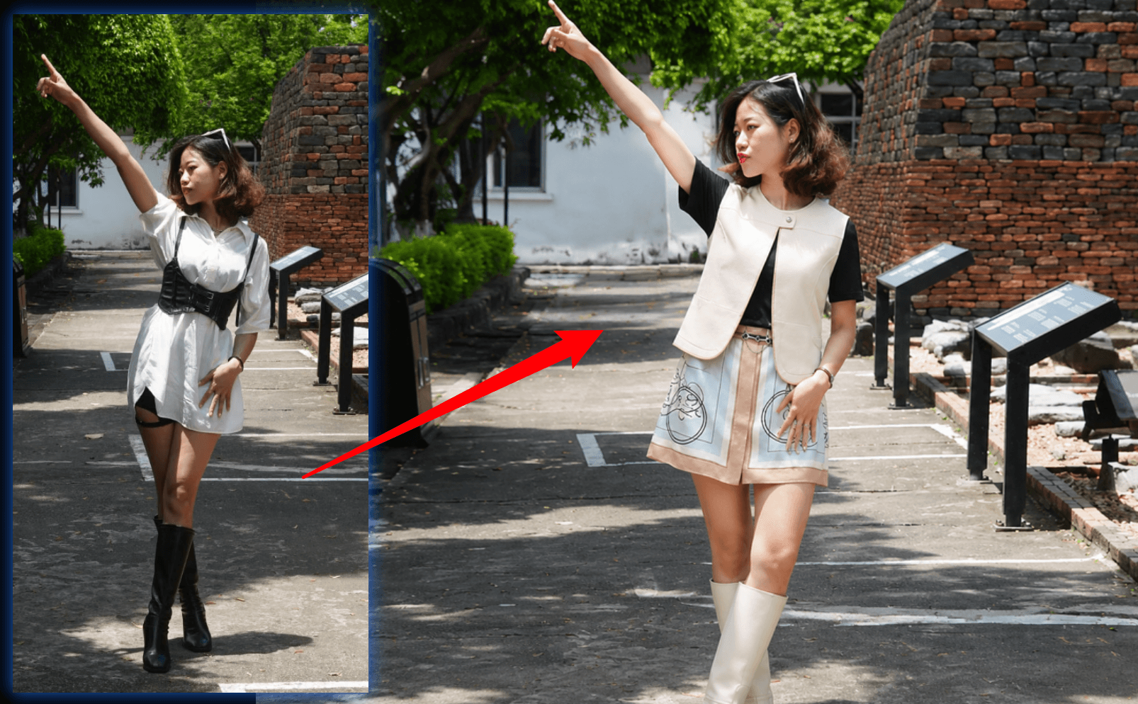 AIバーチャル試着で手持ちの服をコーディネートする方法
