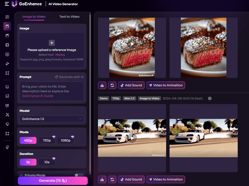 GoEnhance AI Dance Video Generator