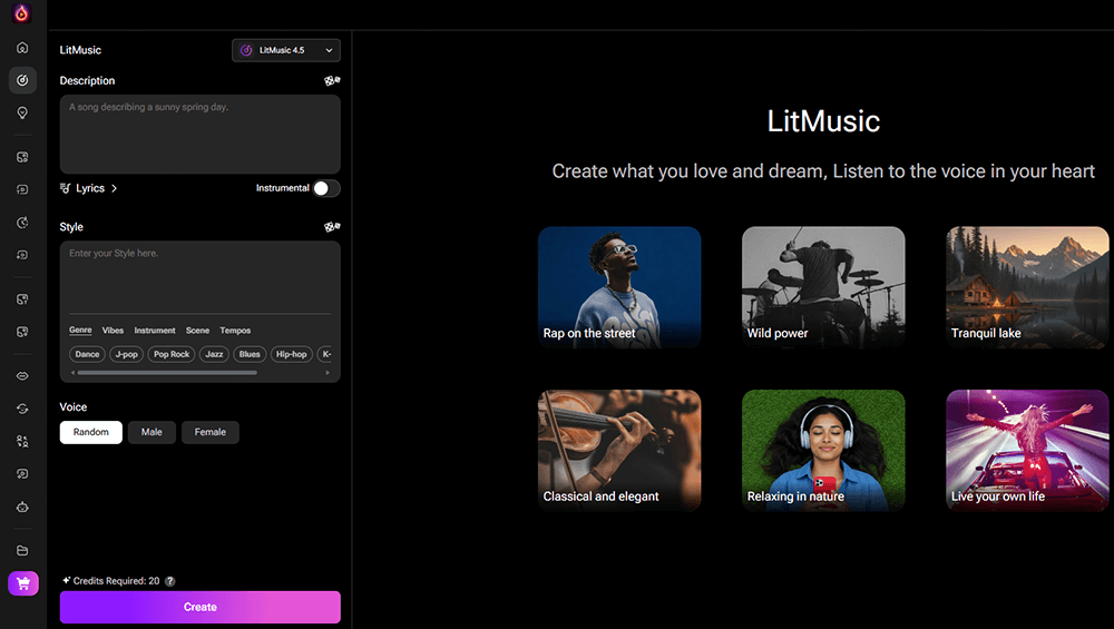 LitMusic AI FNF 歌曲創作工具
