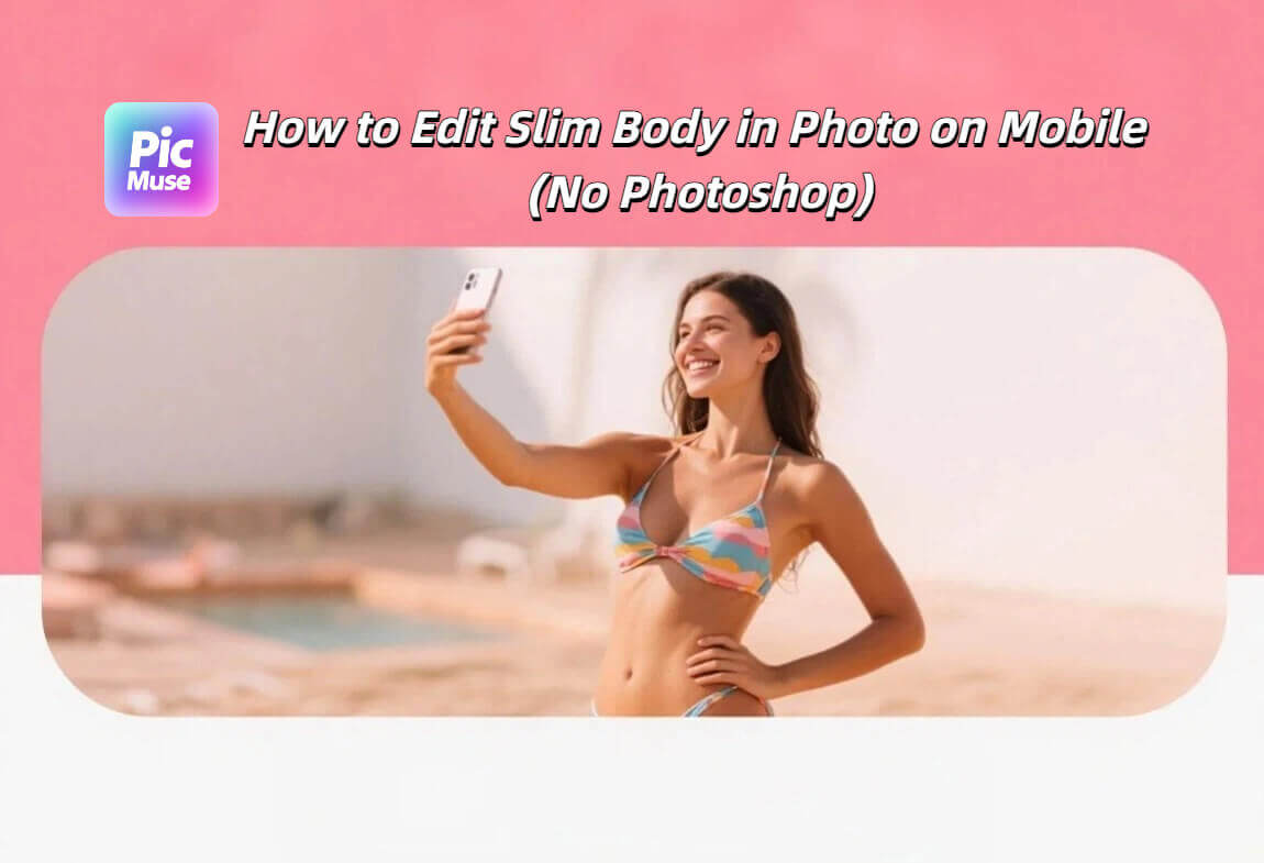 How to edit slim body in photo on mobile