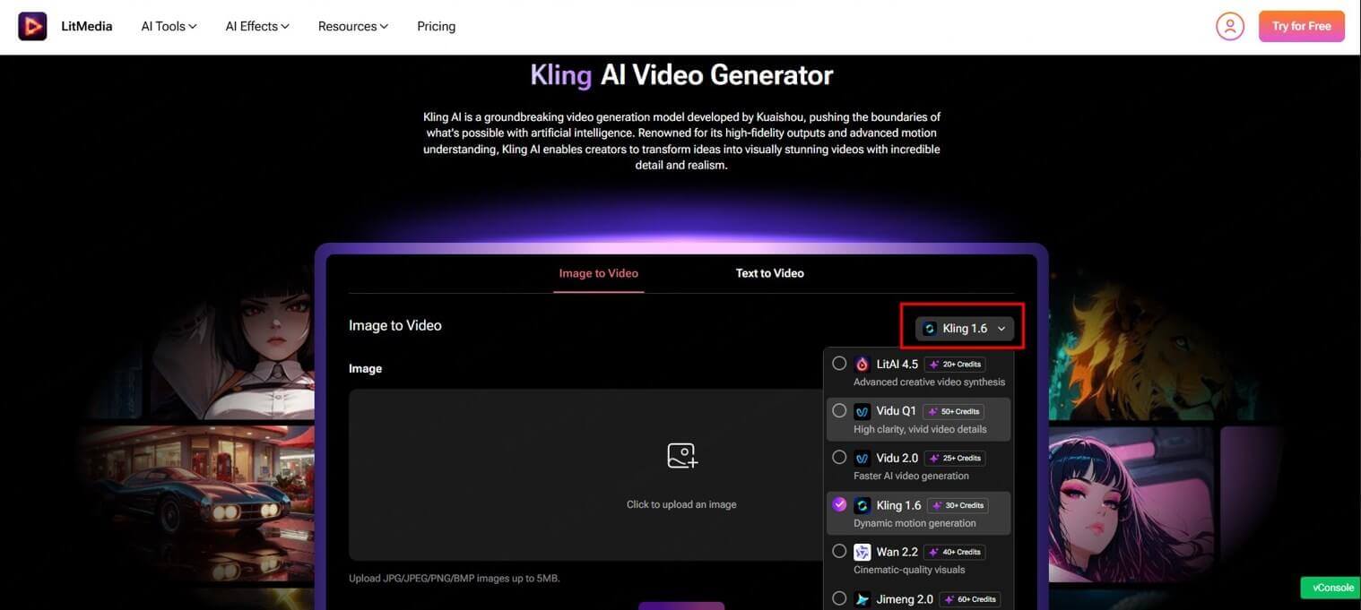 choose kling ai model