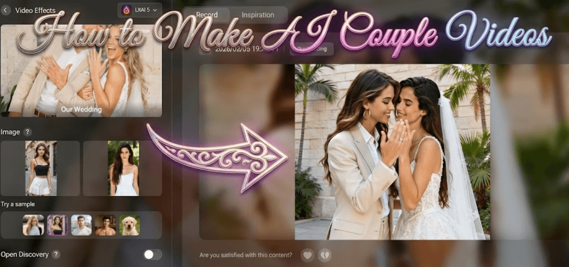 how to make ai couple videos