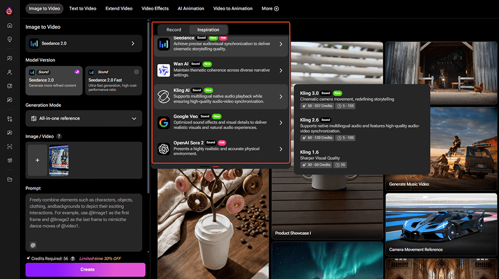 Choose the Video Model