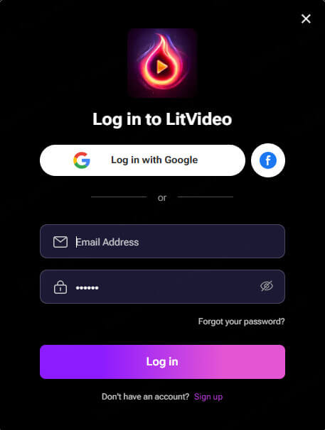 log in to LitVideo
