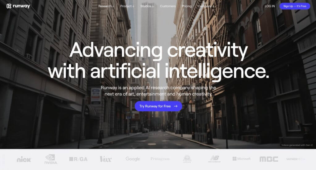 runway's offical website