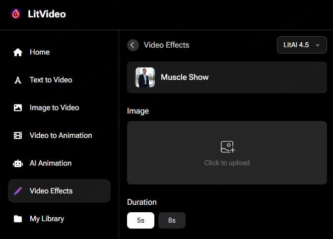 select ai muscle generator effect