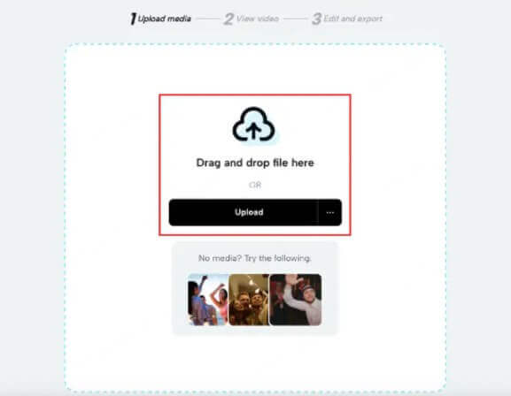 upload photo into capcut
