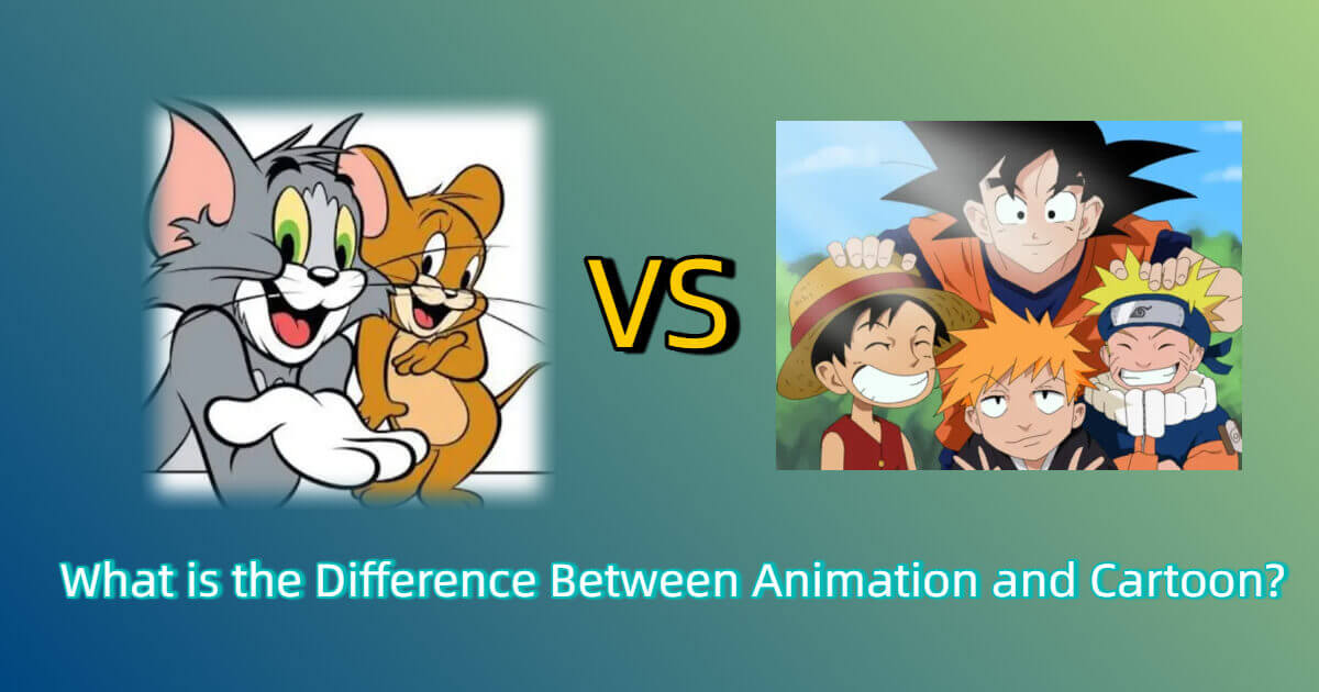 cartoon vs animation