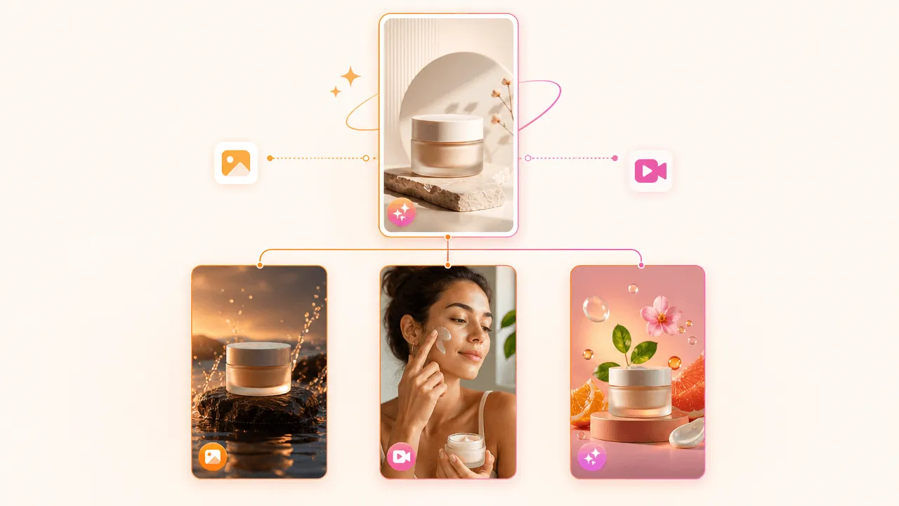 AI TikTok ads creator product workflow preview