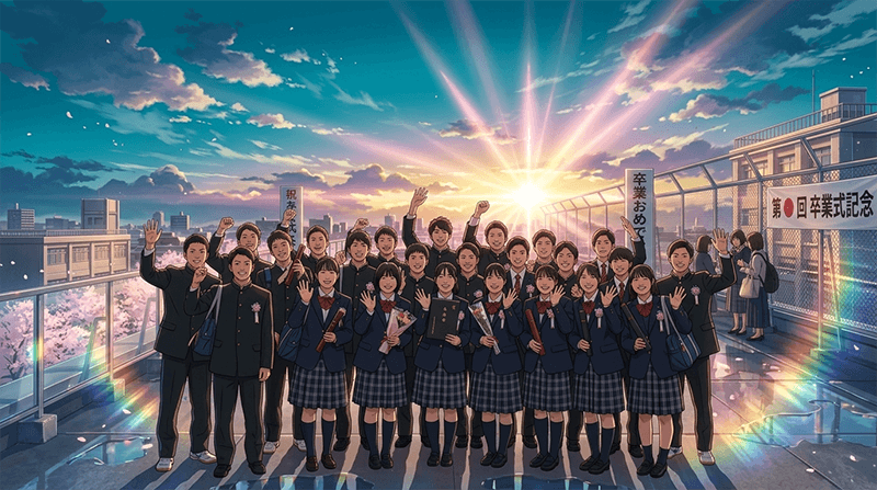 AI アニメの世界へ「卒業」