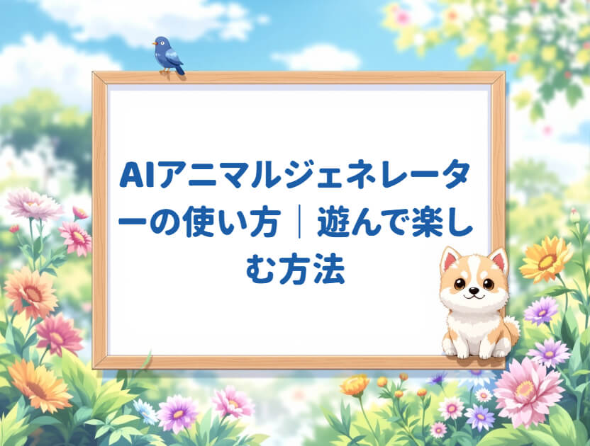 AI動物ジェネレーター｜創造的な動物画像・動画を簡単作成