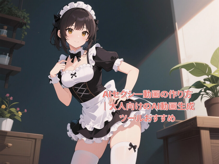 【2026年最新】AIセクシー動画の作り方｜セクシーAI動画ジェネレーターおすすめ3選