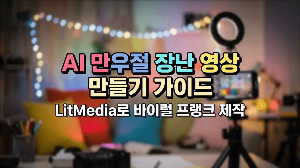 AI 만우절 장난 영상 만들기 가이드 2026｜LitMedia로 바이럴 프랭크 제작