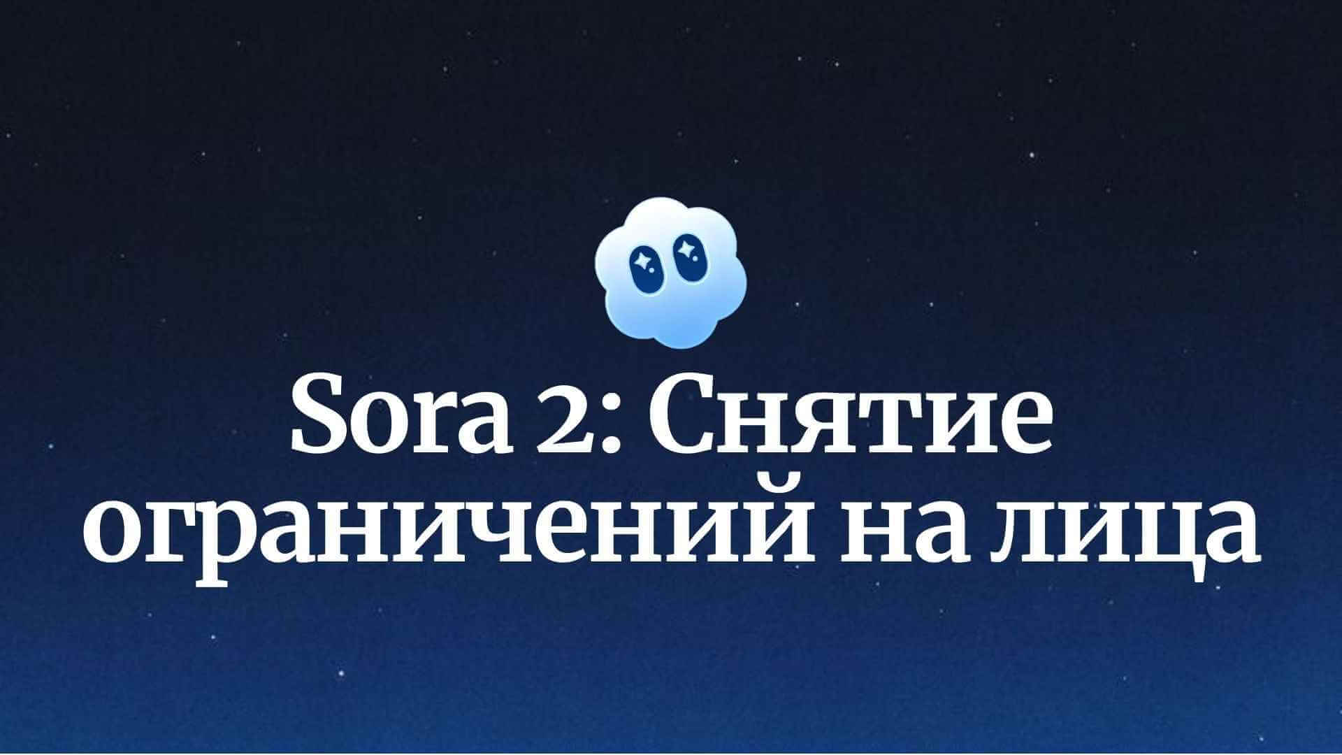 Как использовать Sora 2 без ограничений на загрузку лиц
