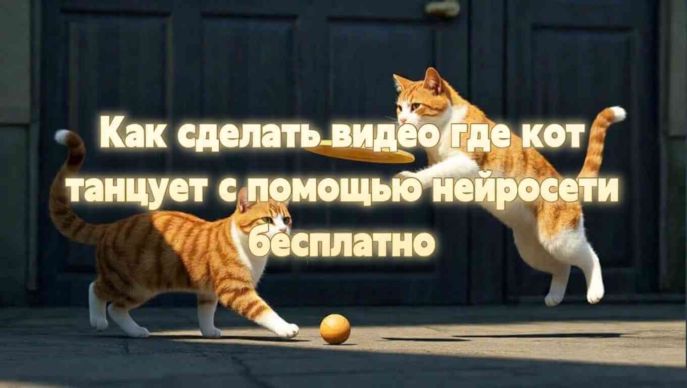 кот танцует ИИ