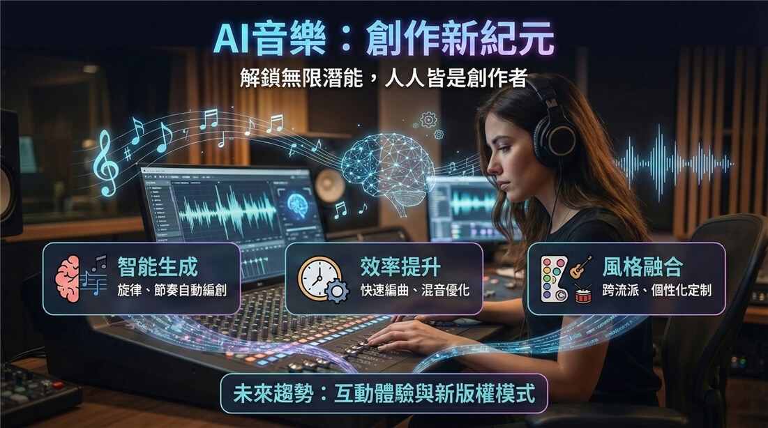 AI 音樂讓你玩轉譜曲作詞，三分鐘變身音樂創作大師！