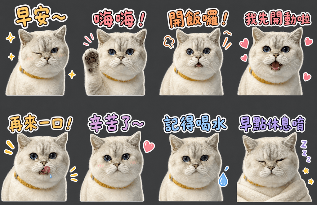 ChatGPT Image 2.0 AI繪圖製作Line社群貼圖